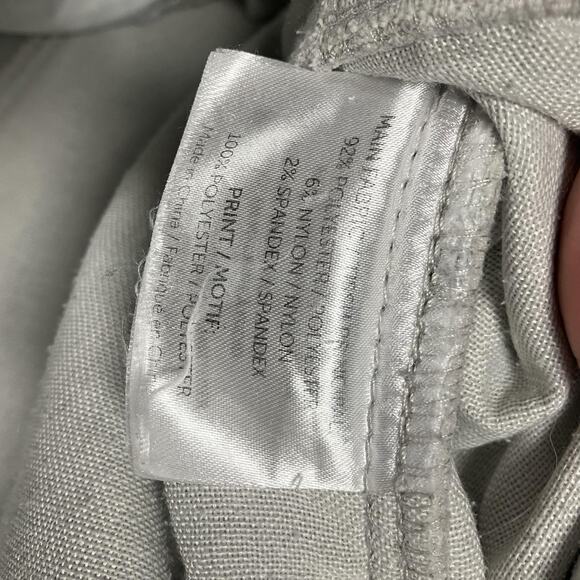 Lovesac Pillow Cover Geometric Pattern Gray Blue Large 33x27 Replacement Velour - Picture 9 of 16